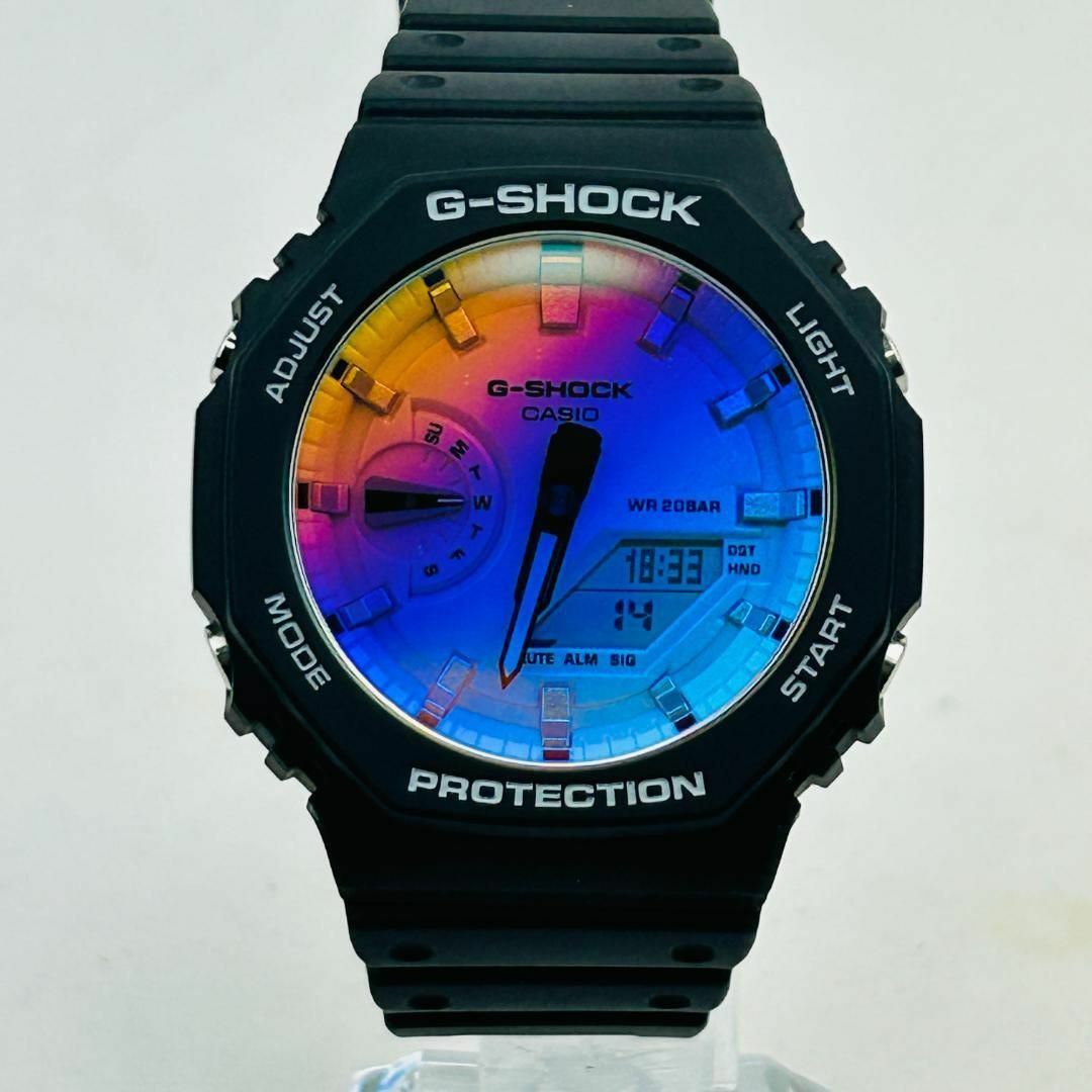 CASIO(カシオ)のG-SHOCK GA-2100SR-1ADR レインボーカラーモデル メンズの時計(腕時計(アナログ))の商品写真