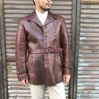 VINTAGE - 40's スウェーデン AKTA GETSKINN 山羊革 ゴート VINTAGE - 40's スウェーデン AKTA GETSKINN 山羊革 ゴート