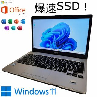 富士通 - D061914 Fujitsuノートパソコン Windows11オフィス付きの通販 ...