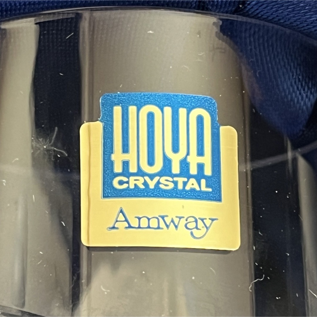 値下げ HOYA CRYSTAL TUMBLER SET Amway 未使用 インテリア/住まい/日用品のキッチン/食器(グラス/カップ)の商品写真