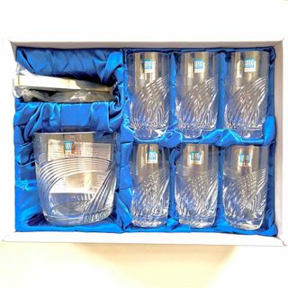 値下げ HOYA CRYSTAL TUMBLER SET Amway 未使用(グラス/カップ)