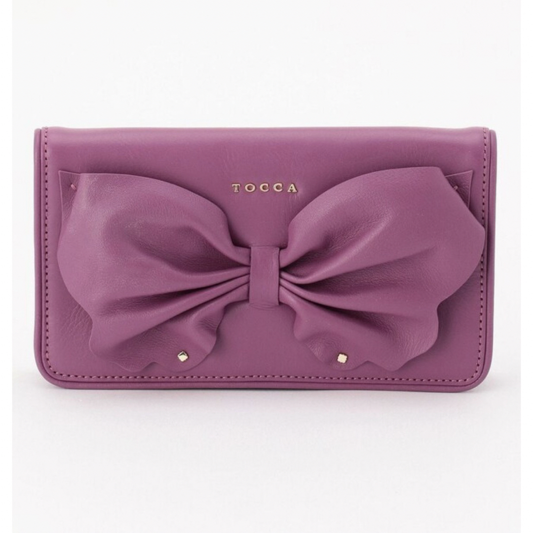 TOCCA(トッカ)のTOCCA♡バタフライリボンショルダーウォレットピンク新品 レディースのファッション小物(財布)の商品写真