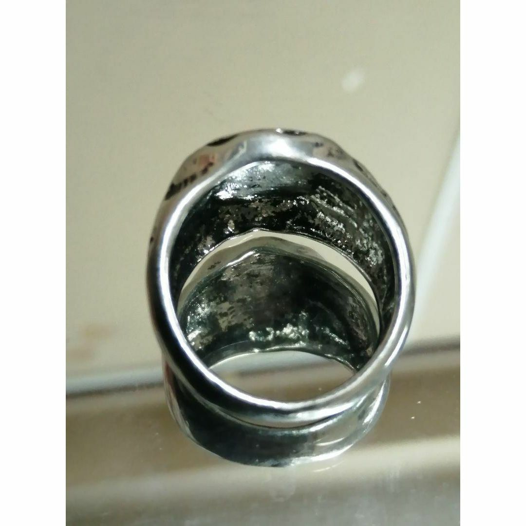 【R182】リング メンズ シルバー アクセサリー  ガイコツ 指輪 22号 メンズのアクセサリー(リング(指輪))の商品写真