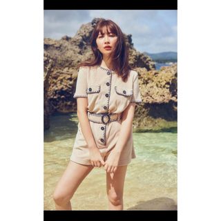 ハーリップトゥ(Her lip to)のherlipto summertime romper(オールインワン)