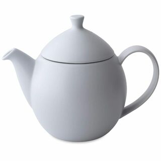 【在庫処分】フォーライフ ティーポット 陶器 946ml 5杯用 大容量 茶こし(容器)