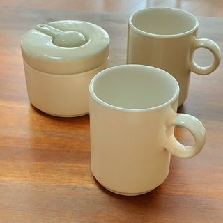 デミタスカップ  コーヒーカップ  シュガーポット付き(食器)