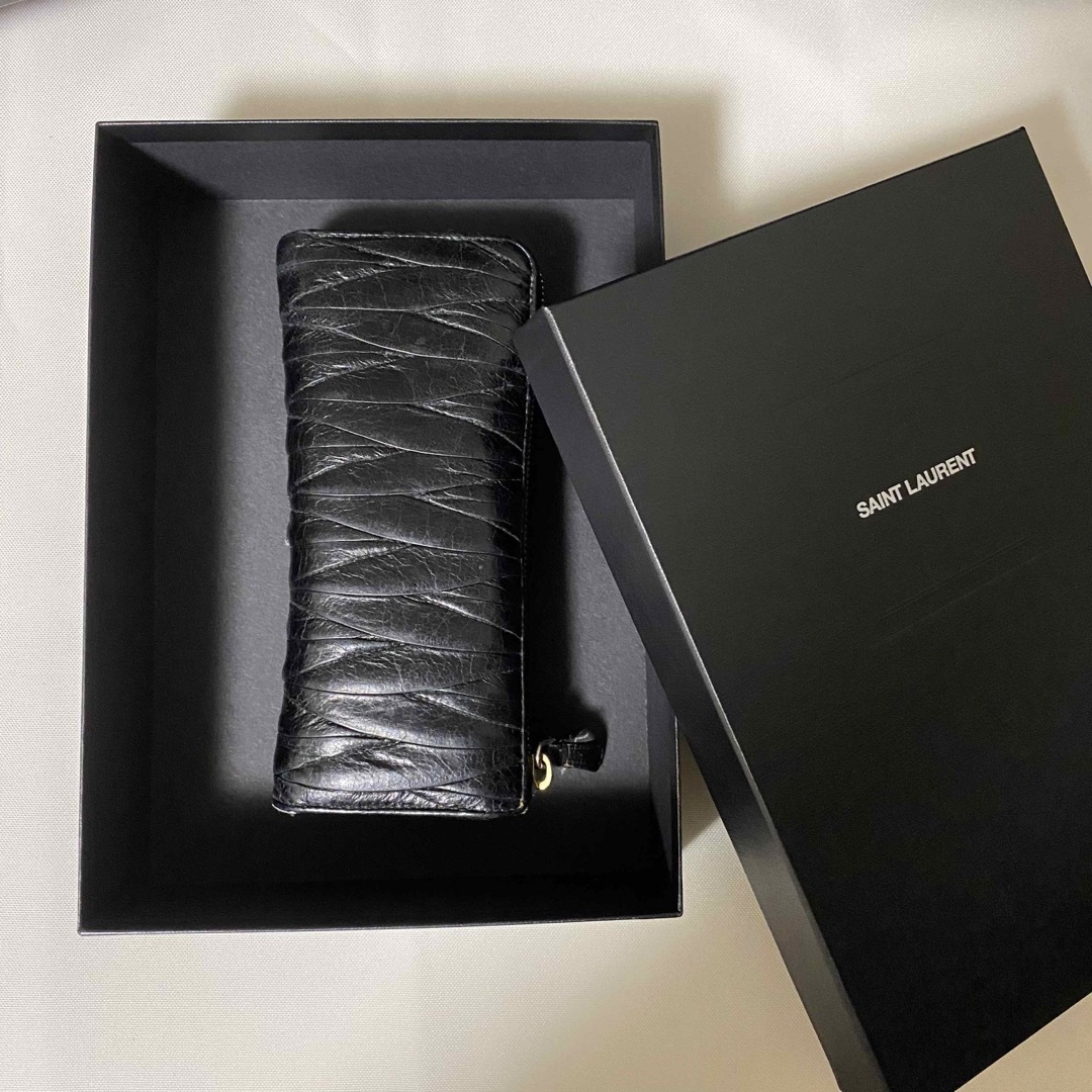 Saint Laurent(サンローラン)のサンローラン 空箱 saint  laurent 収納 ボックス 箱 ブラック レディースのバッグ(ショップ袋)の商品写真