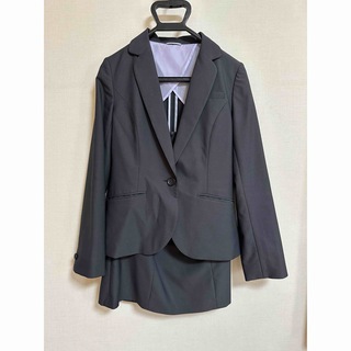 SELECT - スーツセレクト　ジャケット+スカート2点　グレー　13号