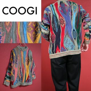 クージー(COOGI)の【スペシャル】coogi クージー 原色系 立体構造 編込み 3Dニット(ニット/セーター)