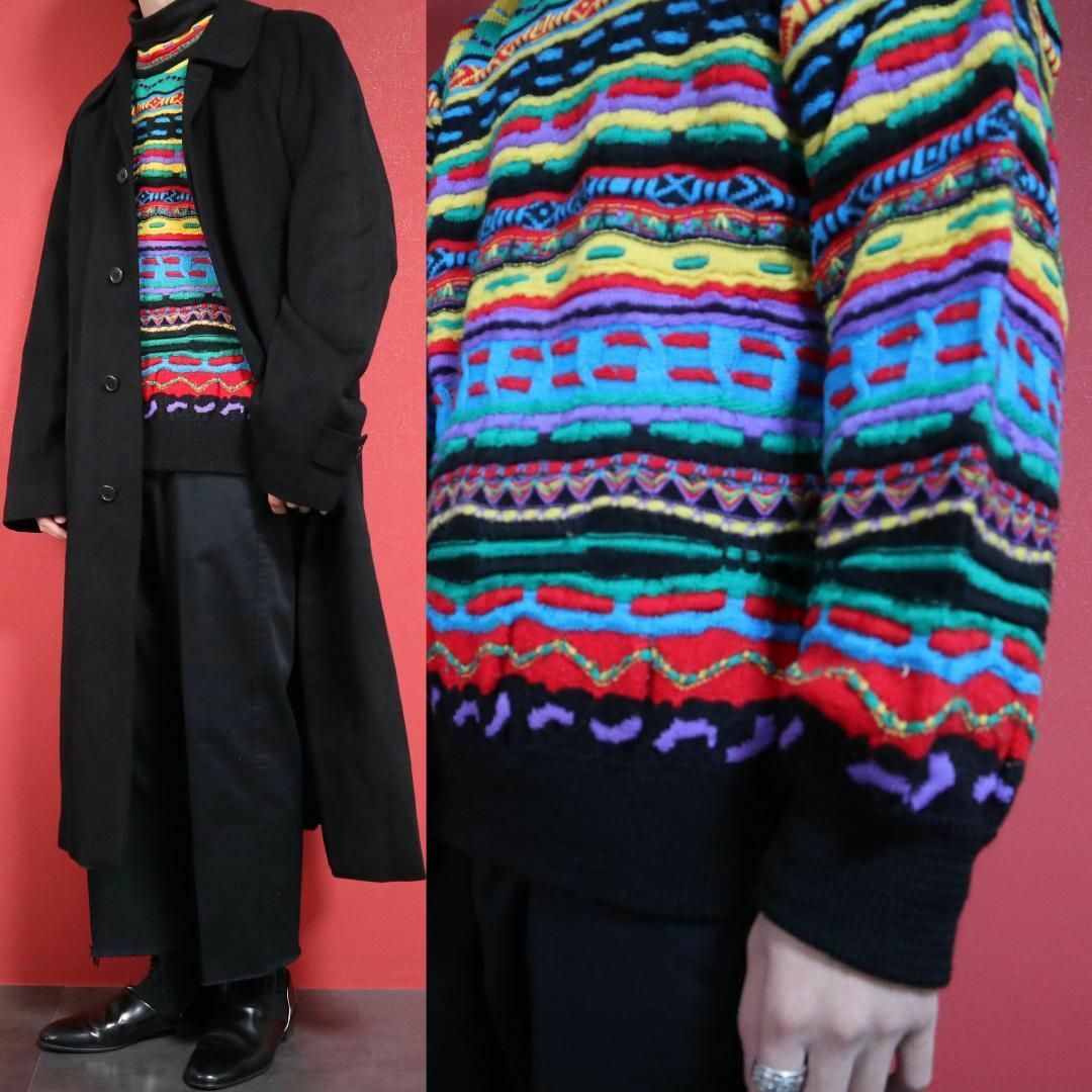 COOGI - 【スペシャル】coogi クージー 原色系 派手柄 立体構造 COOGI - 【スペシャル】coogi クージー 原色系 派手柄 立体構造