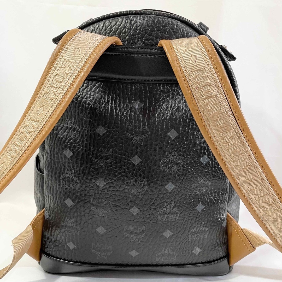 MCM - 美品 正規品 MCM エムシーエム リュック バックパック 黒 MCM - 美品 正規品 MCM エムシーエム リュック バックパック 黒