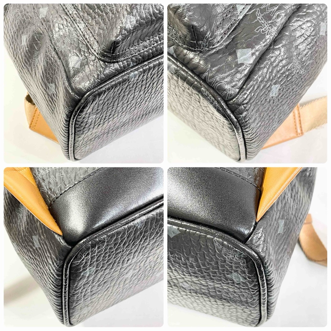 MCM - 美品 正規品 MCM エムシーエム リュック バックパック 黒 MCM - 美品 正規品 MCM エムシーエム リュック バックパック 黒