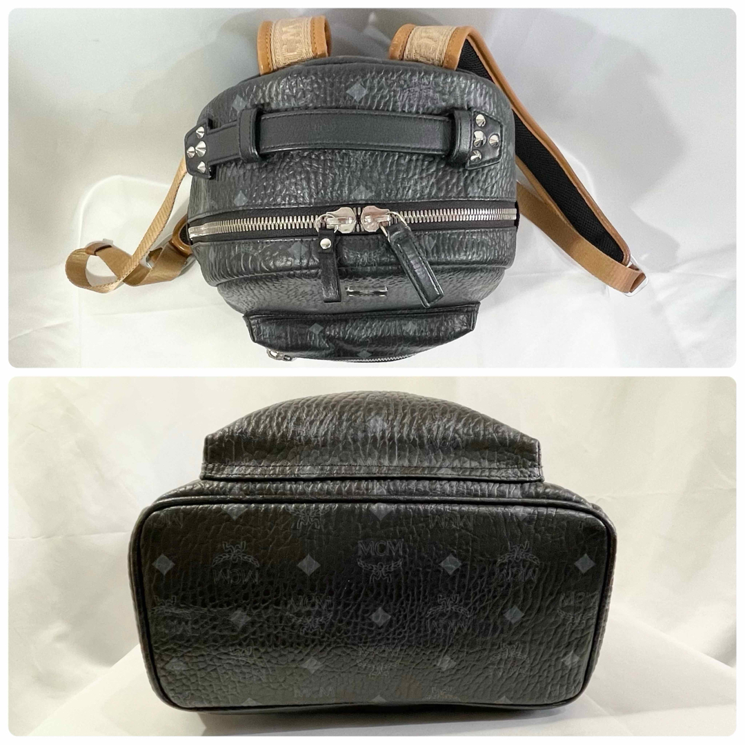 MCM - 美品 正規品 MCM エムシーエム リュック バックパック 黒 MCM - 美品 正規品 MCM エムシーエム リュック バックパック 黒
