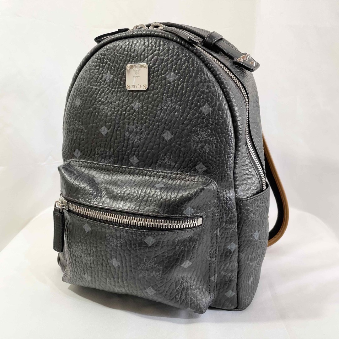 MCM - 美品 正規品 MCM エムシーエム リュック バックパック 黒 MCM - 美品 正規品 MCM エムシーエム リュック バックパック 黒