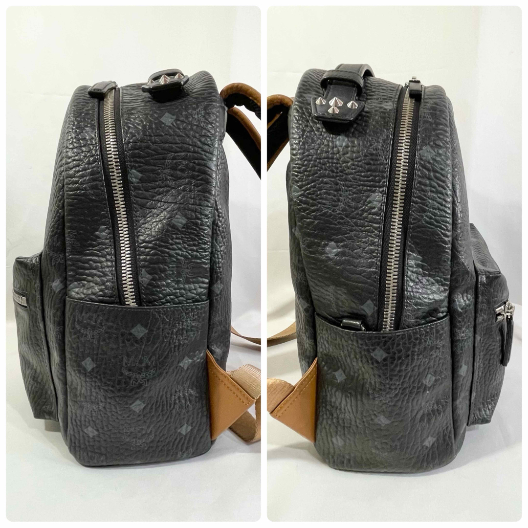 MCM - 美品 正規品 MCM エムシーエム リュック バックパック 黒 MCM - 美品 正規品 MCM エムシーエム リュック バックパック 黒