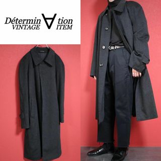 ヴィンテージ(VINTAGE)の【極美品/高級カシミヤ100%】オーバーサイズ ロング丈 ステンカラーコート(ステンカラーコート)