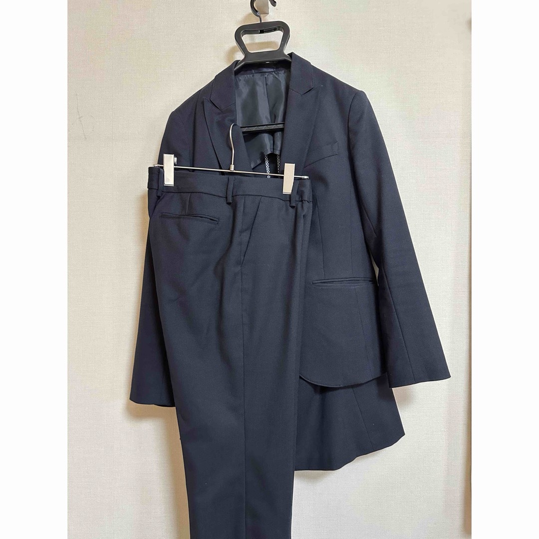 SELECT(セレクト)のスーツセレクト　ジャケット+スカート+パンツ3点セット　ネイビー13号 レディースのフォーマル/ドレス(スーツ)の商品写真