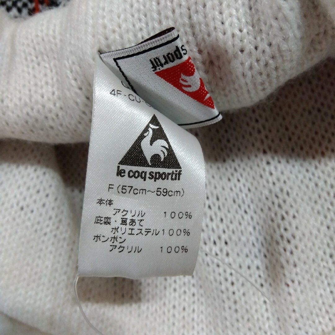 le coq sportif(ルコックスポルティフ)のルコック　ゴルフレディース帽子　ニット帽 スポーツ/アウトドアのゴルフ(その他)の商品写真