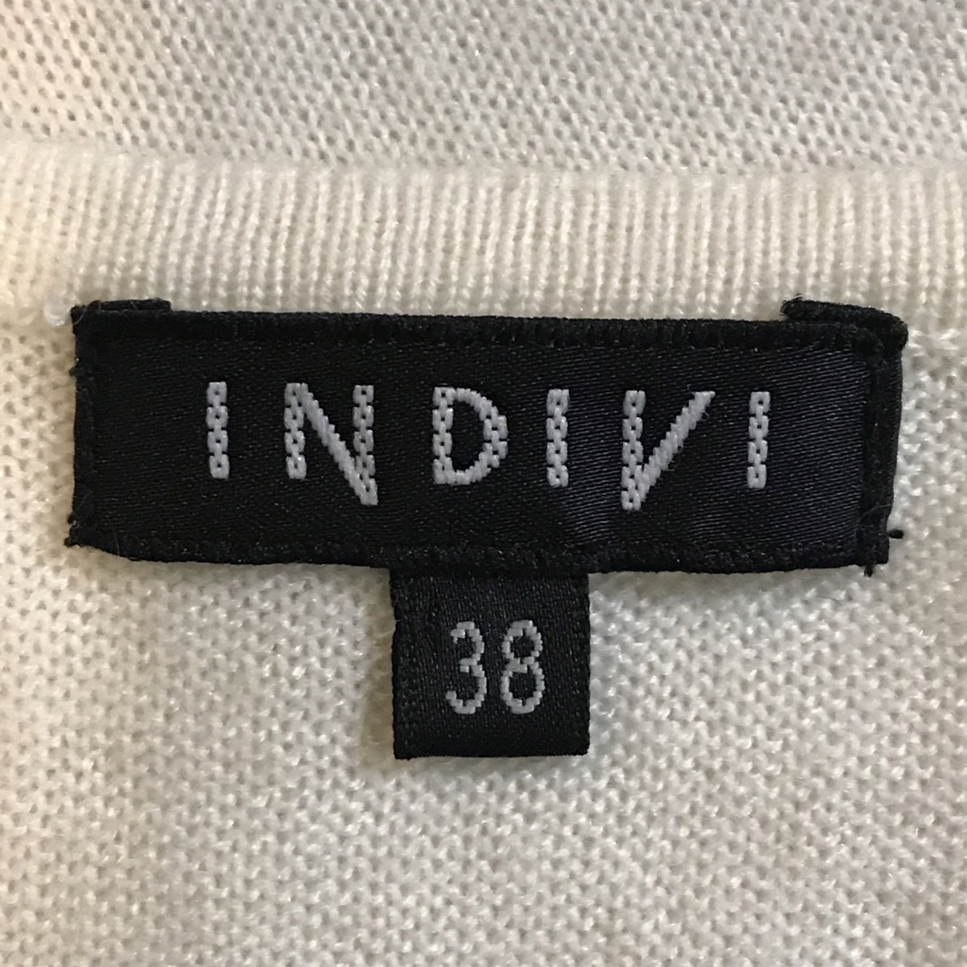 INDIVI(インディヴィ)の★INDIVI/インディヴィ★一度着用のみ★長袖カーディガン38(M.9号) レディースのトップス(カーディガン)の商品写真