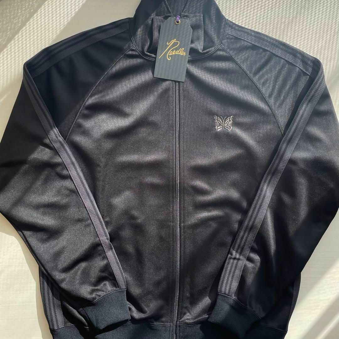 トラックジャケット XL ブラック グレー ニードルス ニードルズ 01 トラックジャケット XL ブラック グレー ニードルス ニードルズ 01