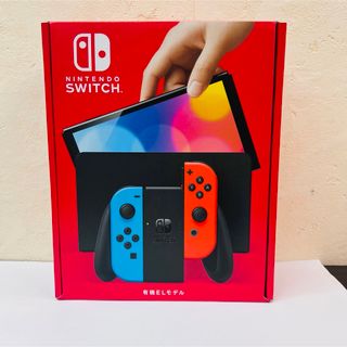 ニンテンドースイッチ(Nintendo Switch)の未使用 Switch 有機ELモデル　ネオン(家庭用ゲーム機本体)