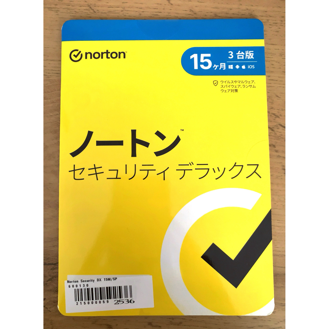 Norton(ノートン)のノートンセキュリティデラックス 15ヶ月 3台分 スマホ/家電/カメラのPC/タブレット(その他)の商品写真