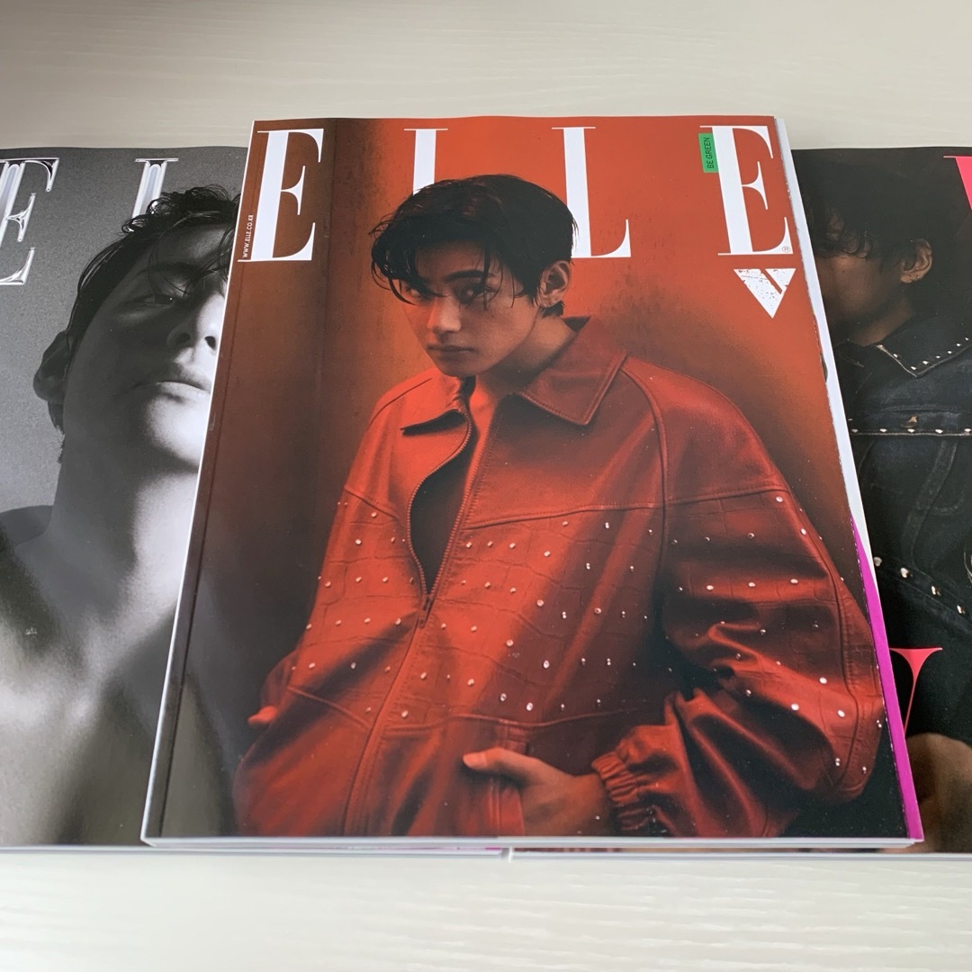 防弾少年団(BTS)(ボウダンショウネンダン)のELLE BTS V 特典トレカ付き エンタメ/ホビーの雑誌(音楽/芸能)の商品写真