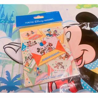 ディズニー(Disney)の人気商品　ディズニー　メモ　おりがみ　シール付き(キャラクターグッズ)