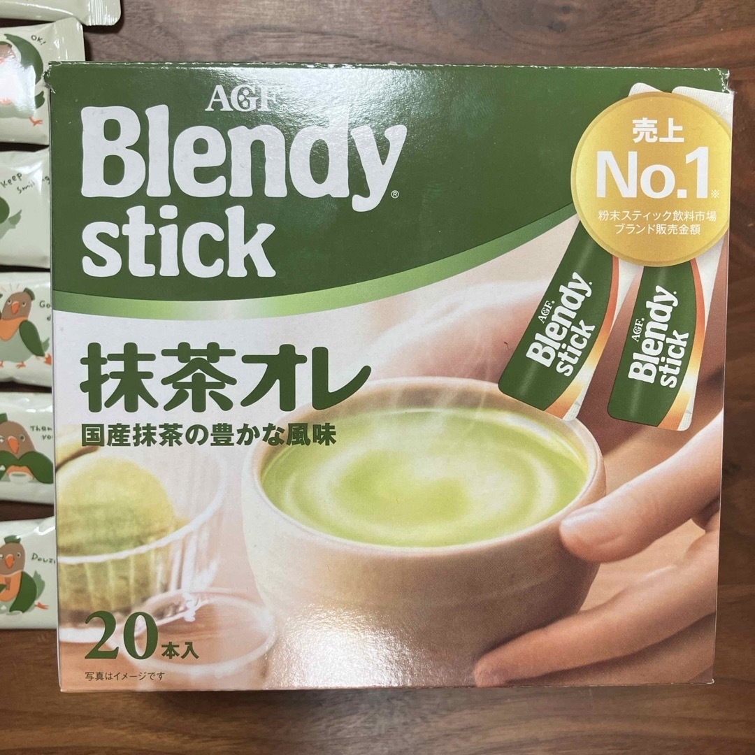 味の素AGF(アジノモトエージーエフ)のBlendy  抹茶オレ　スティックタイプ　粉末スティック　インスタント　14本 食品/飲料/酒の飲料(茶)の商品写真