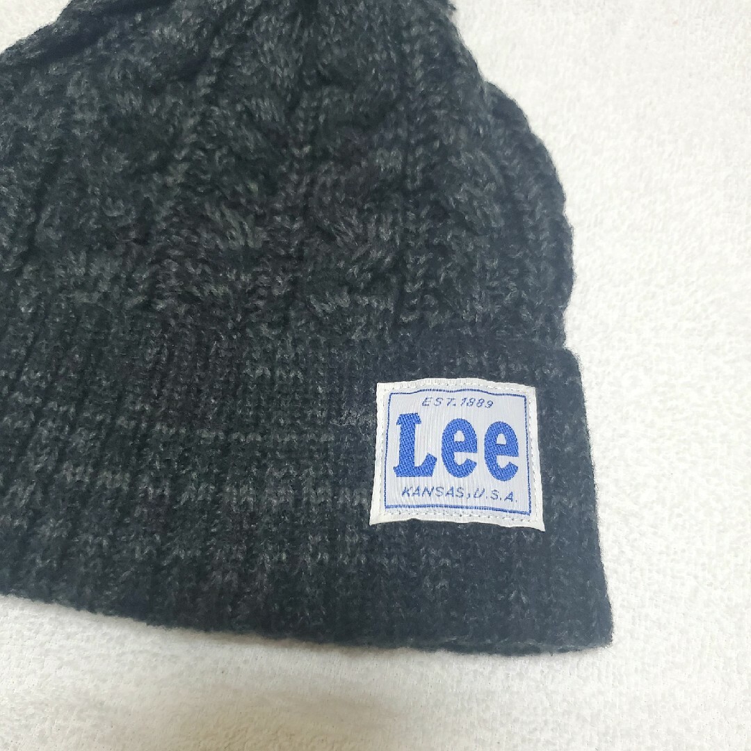 Lee - 【新品未使用】LEE ニット帽 ぼん天 黒の通販 by ねね's shop