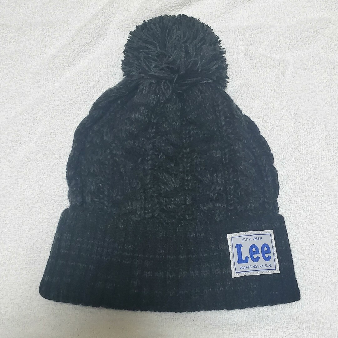 Lee - 【新品未使用】LEE ニット帽 ぼん天 黒の通販 by ねね's shop