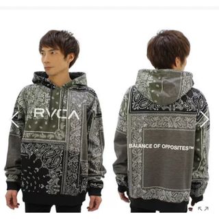 ルーカ(RVCA)のRVCA ルーカ　パーカー　ブラック　Mサイズ(パーカー)