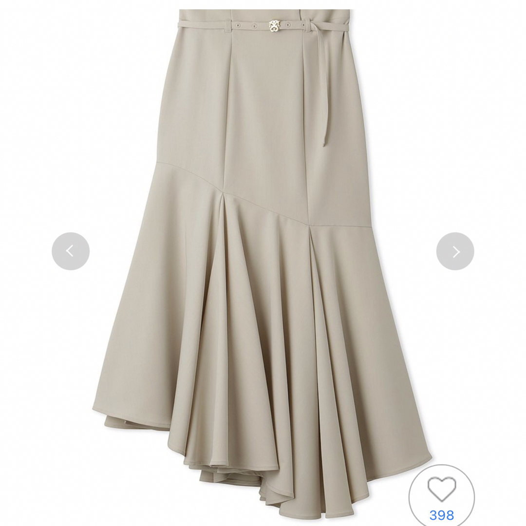 SNIDEL(スナイデル)のSNIDEL ベルテッドヘムフレアスカート レディースのスカート(ロングスカート)の商品写真