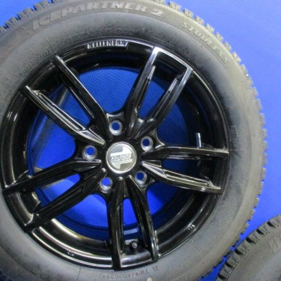 ユ）ケレナーズ　F55　F56　F57　MINI+175/65R15スタッドレス 自動車/バイクの自動車(タイヤ・ホイールセット)の商品写真