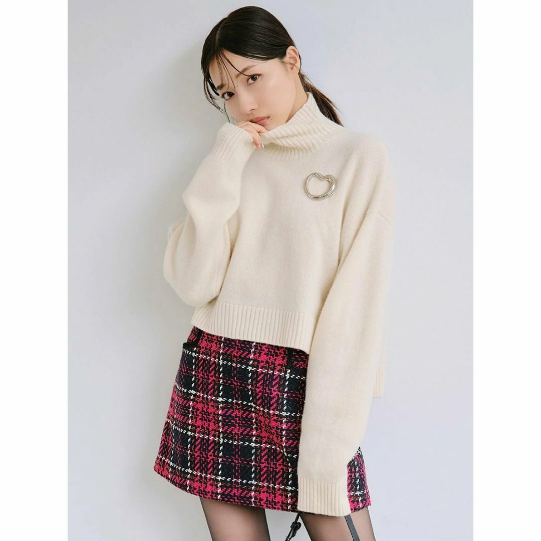 スナイデル ロービングチェックスカショーパン ブラック 0 スナイデル ロービングチェックスカショーパン ブラック 0