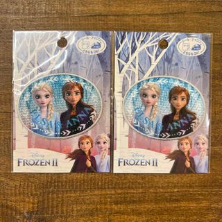 アナトユキノジョオウ(アナと雪の女王)のアナと雪の女王 刺繍ワッペン  エルサ&アナ シールワッペン アップリケ アナ雪(各種パーツ)