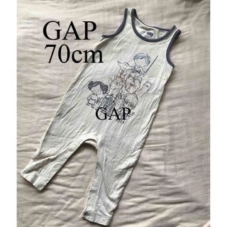 ベビーギャップ(babyGAP)のGAPスターウォーズ サロペット 70cm 男の子 イラスト ロンパース(ロンパース)