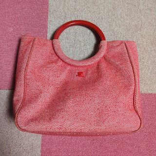 クレージュ(Courreges)のクレージュ　バック　赤(ハンドバッグ)