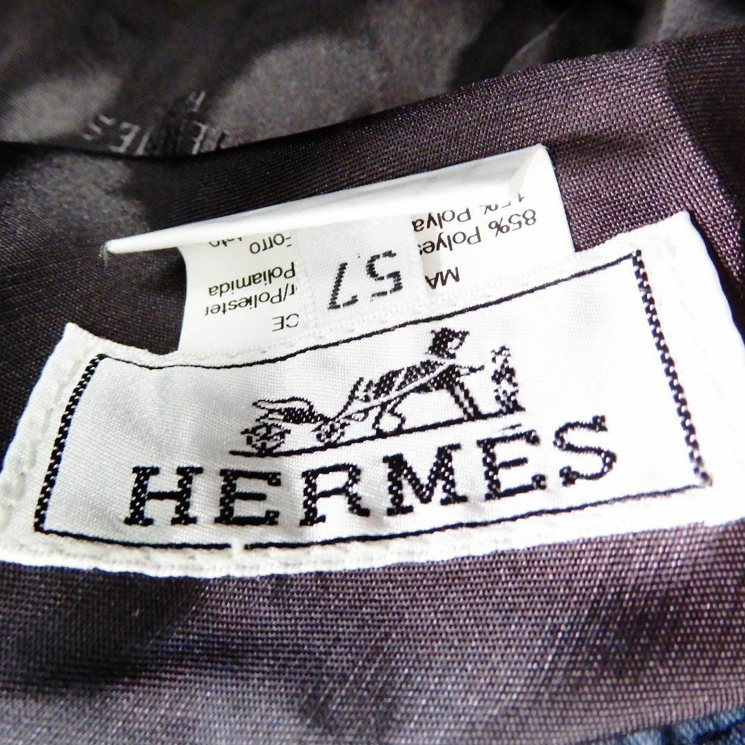 Hermes(エルメス)のHERMES　帽子　ハット　バケットハット　Hロゴ　ネイビー レディースの帽子(ハット)の商品写真