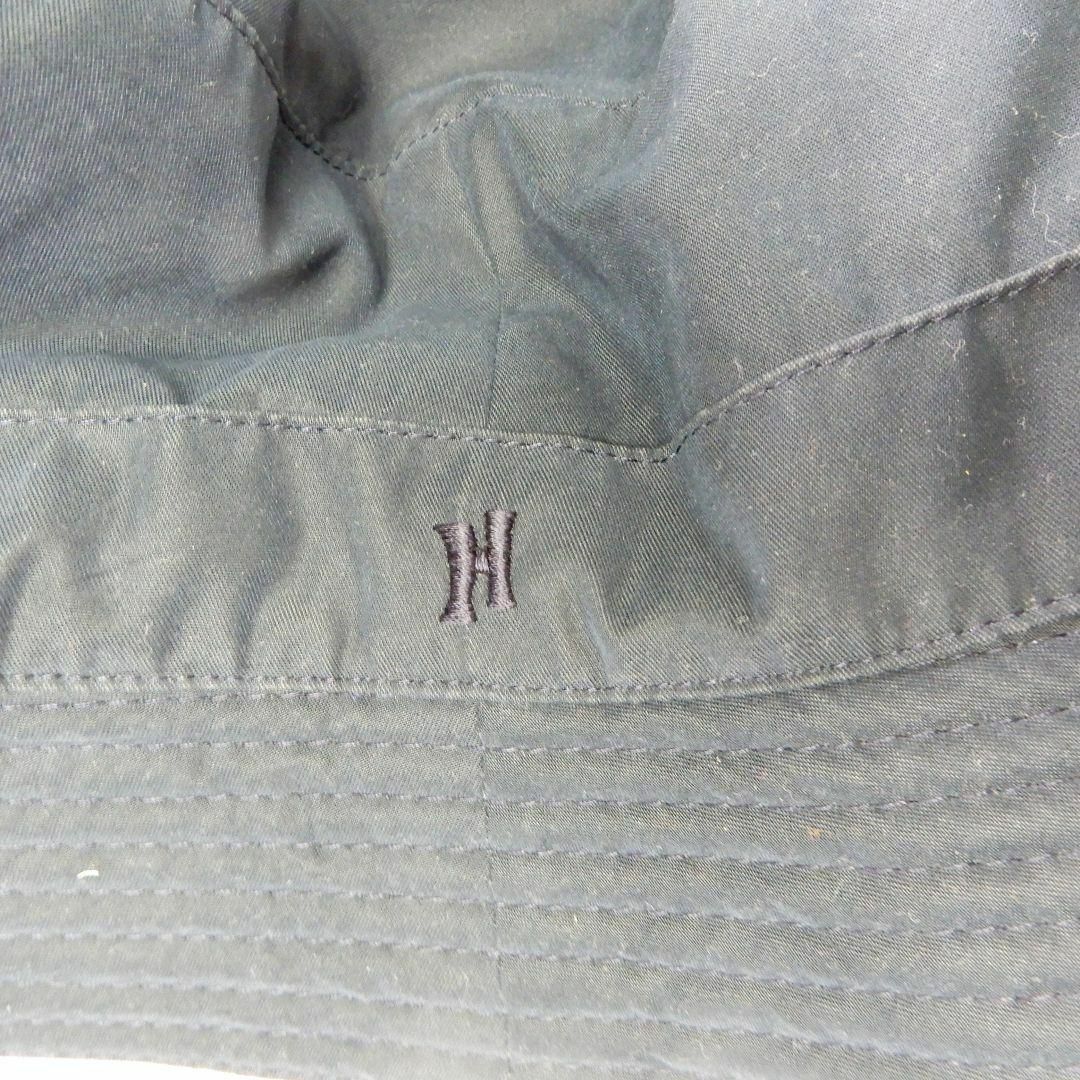 Hermes(エルメス)のHERMES　帽子　ハット　バケットハット　Hロゴ　ネイビー レディースの帽子(ハット)の商品写真