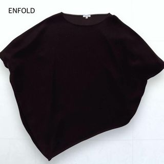 ENFOLD - 〈ENFOLD〉シルケット天竺タックプルオーバーの通販 by