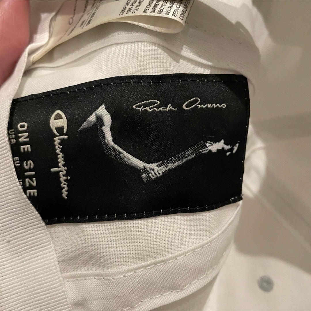 Rick Owens(リックオウエンス)の新品【激レア】【生産終了】 リックオウエンス チャンピオン キャップ メンズの帽子(キャップ)の商品写真