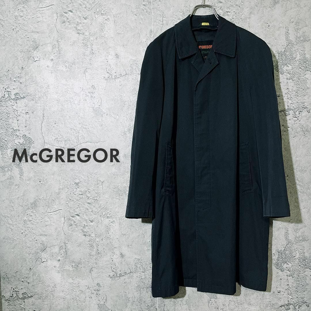 McGREGOR(マックレガー)の【翌日配送】マックレガー ステンカラー コート ジャケット アウター 黒 95 メンズのジャケット/アウター(ステンカラーコート)の商品写真