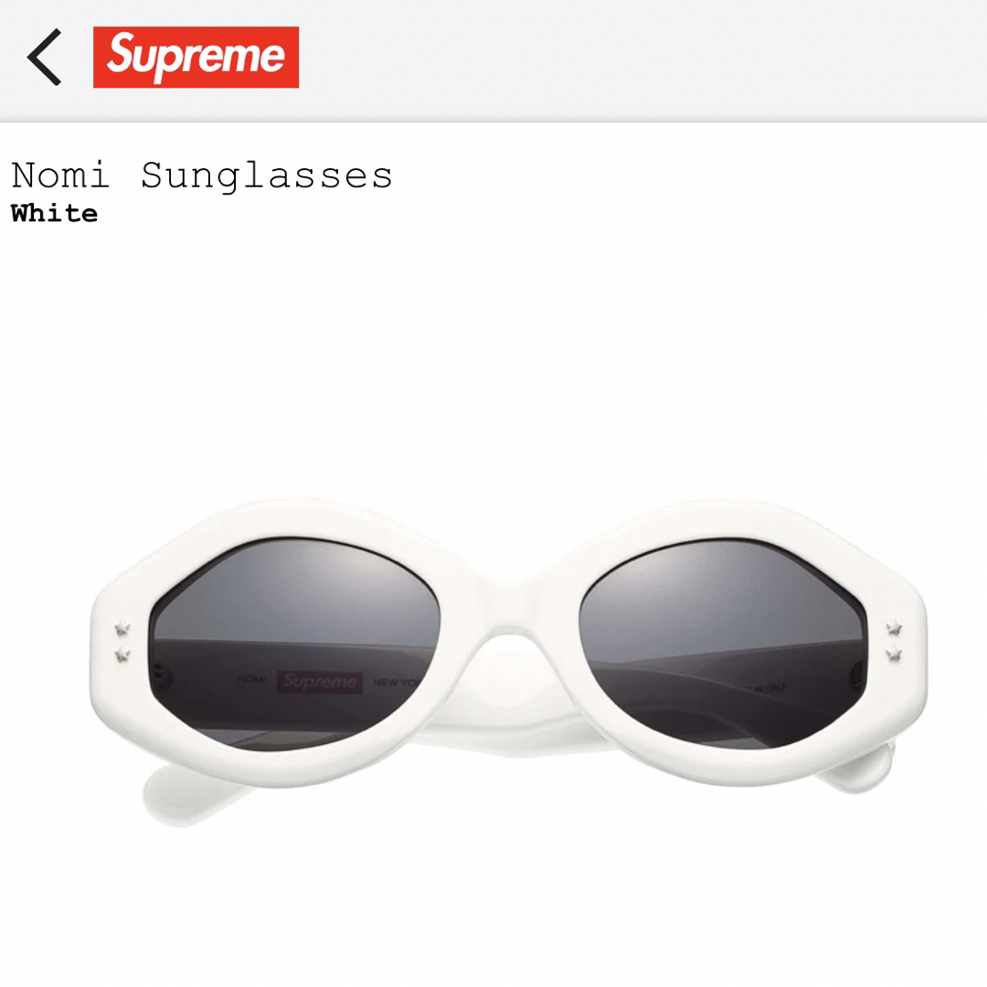 Supreme(シュプリーム)のsupreme Nomi Sunglasses メンズのファッション小物(サングラス/メガネ)の商品写真