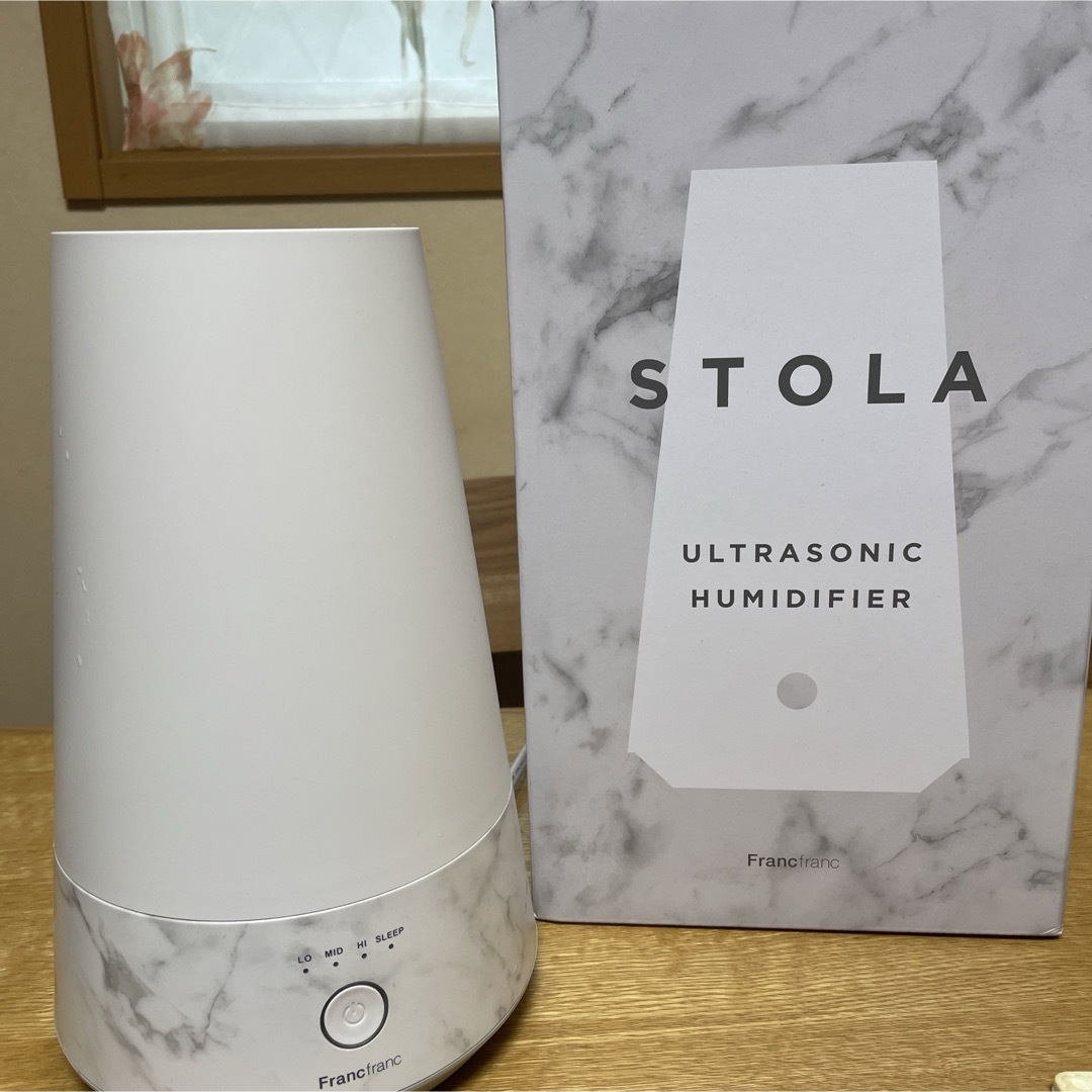 フランフラン　加湿器　STOLA スマホ/家電/カメラの生活家電(加湿器/除湿機)の商品写真