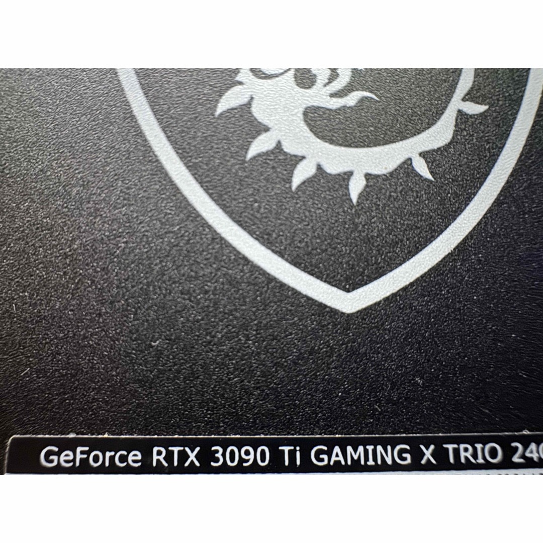 msi(エムエスアイ)のGEFORCE RTX3090ti スマホ/家電/カメラのPC/タブレット(PCパーツ)の商品写真