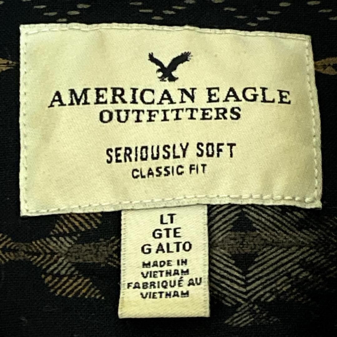 American Eagle(アメリカンイーグル)のアメリカンイーグル BD長袖シャツ アメカジ 総柄 US古着 o51 メンズのトップス(シャツ)の商品写真