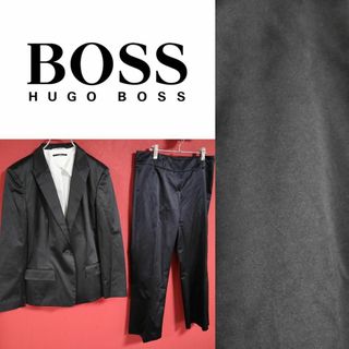 ヒューゴボス(HUGO BOSS)の【最高級】HUGO BOSS 光沢感 スーツ レディース セットアップ(スーツ)