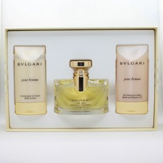 ブルガリ(BVLGARI)の正規品 ブルガリプールファム 50ml バスセット 香水(香水(女性用))