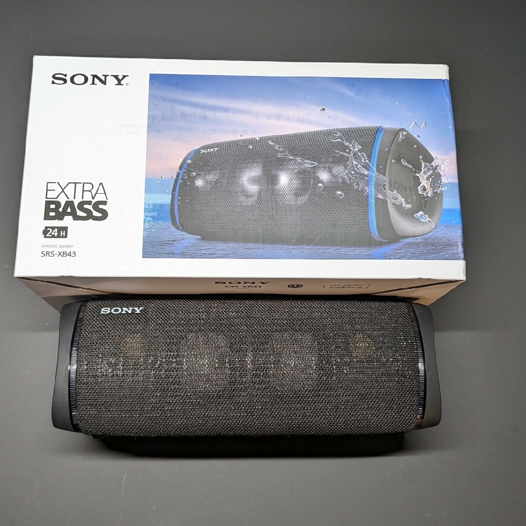 SONY SRS-XB43(B) 耳障りな BLACK ワイヤレススピーカー SONY SRS-XB43(B) 耳障りな BLACK ワイヤレススピーカー